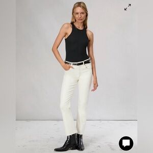 Rag & Bone PEYTON MID-RISE BOOTCUT RAW EDGE HEM